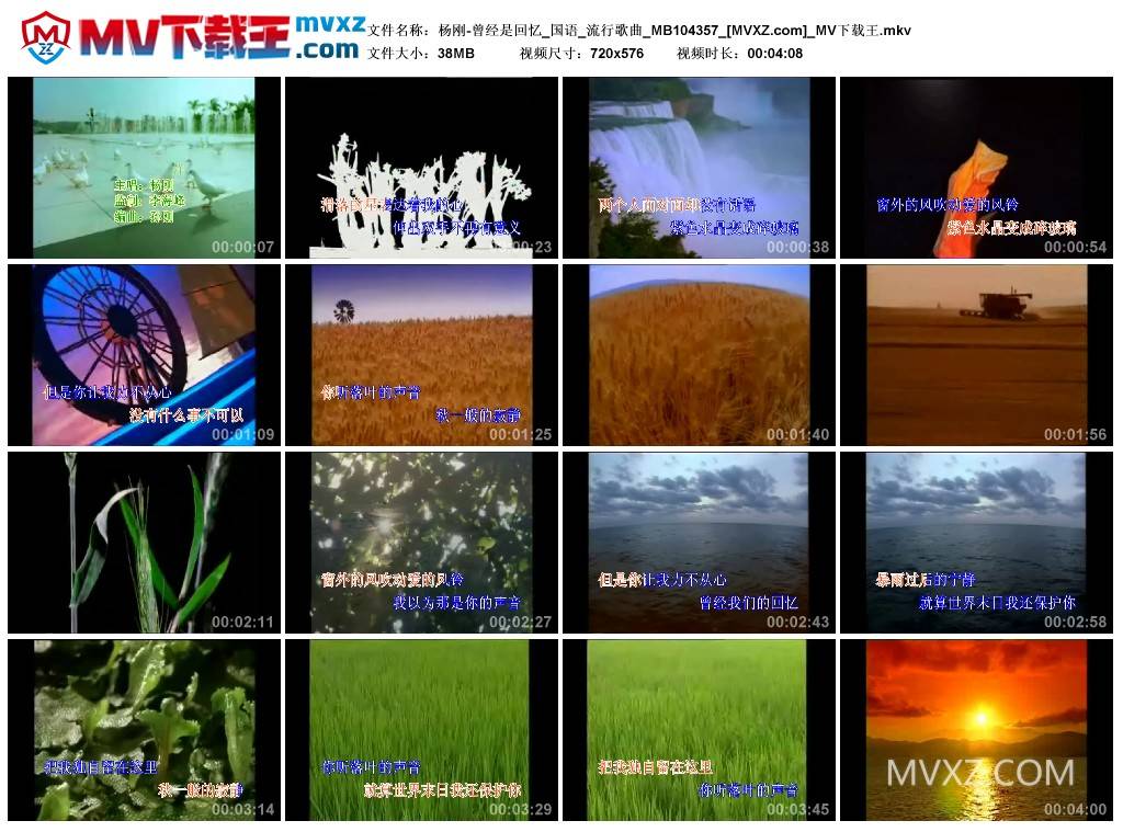 杨刚-曾经是回忆_国语_流行歌曲_MB104357